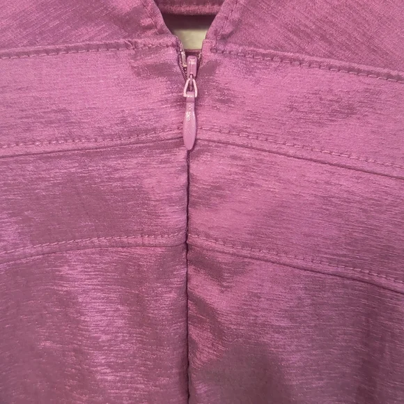 Adriana Papell NWT Midnight Purple Beaded Feminine Formal Evening Dress Size 8 - Picture 3 of 14